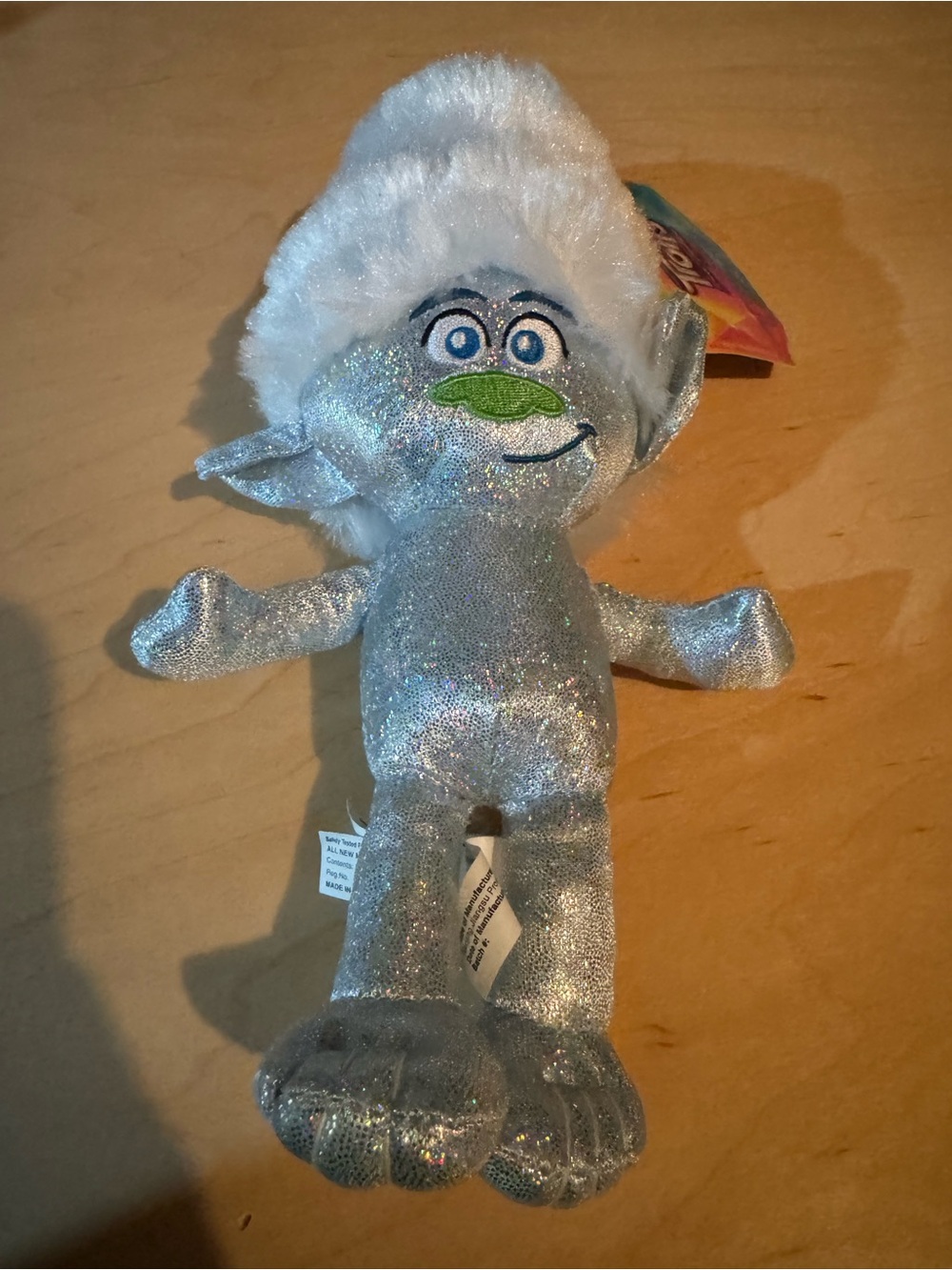 DreamWorks Trolls  Band Together Glitter Plush with White Tag